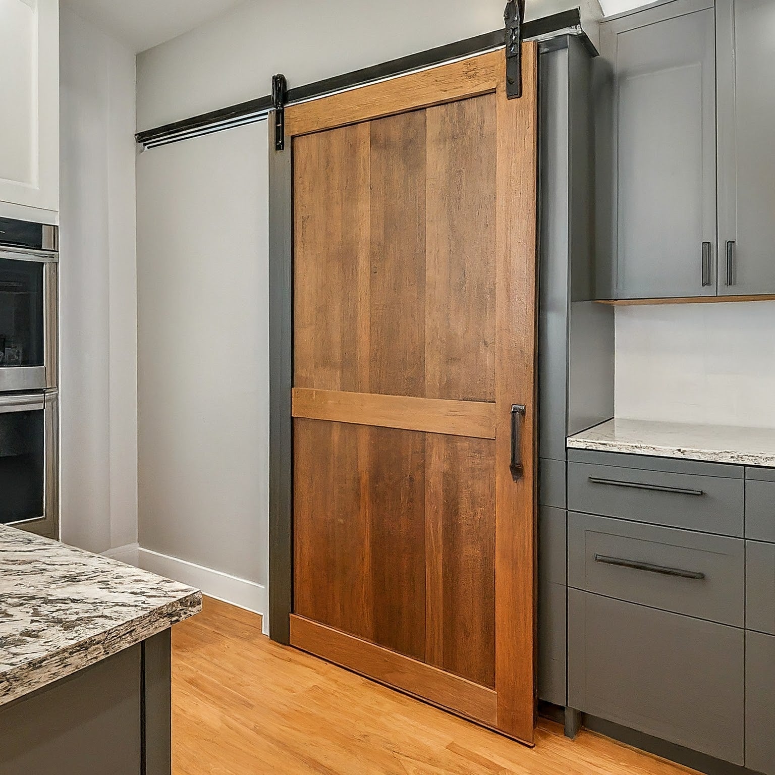 Barn Door in a Kitchen