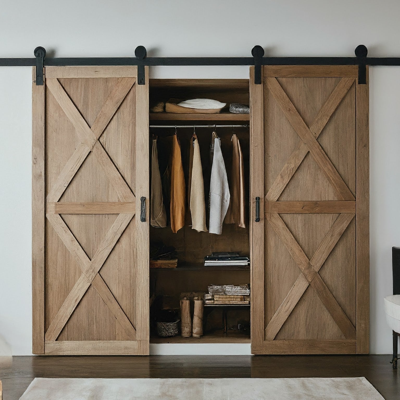 Barn Doors for a Closet