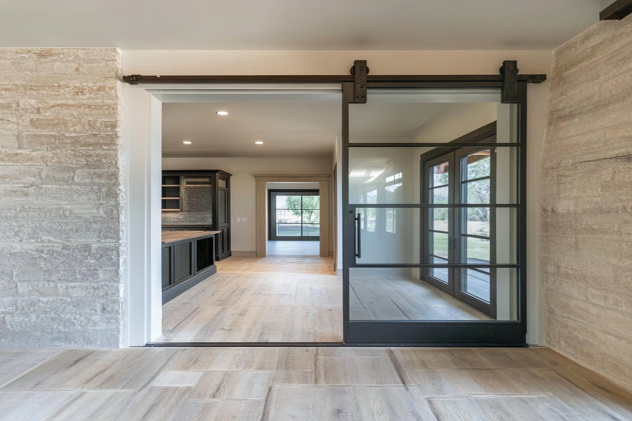 Glass Barn Door