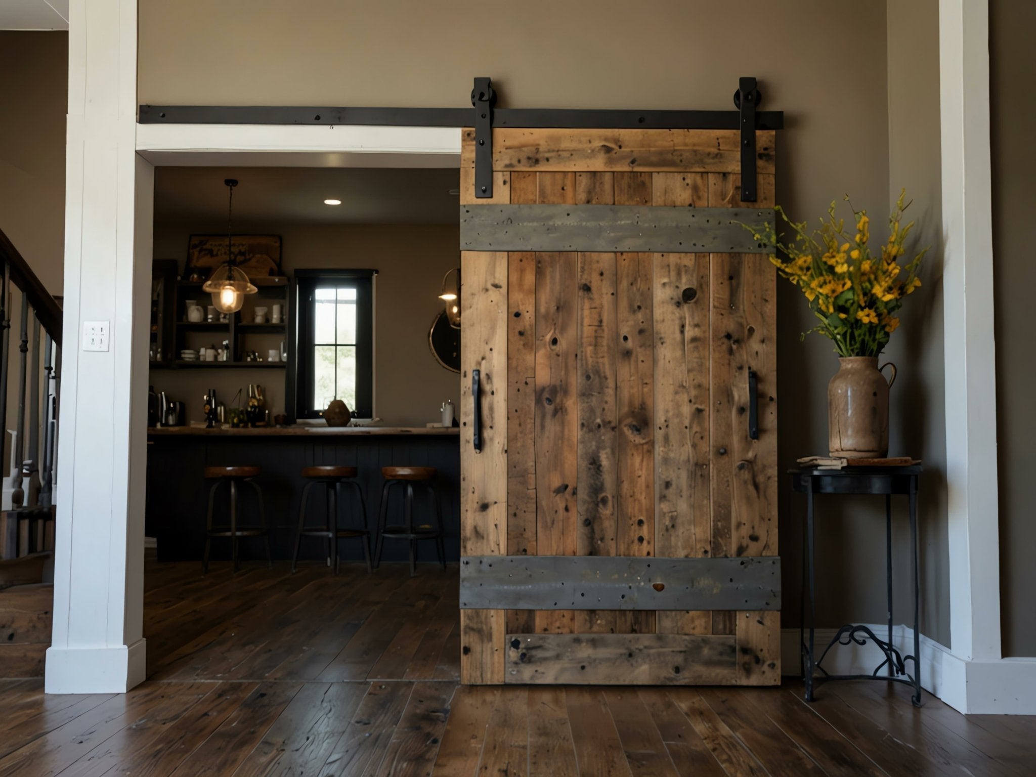 Mancave barn door