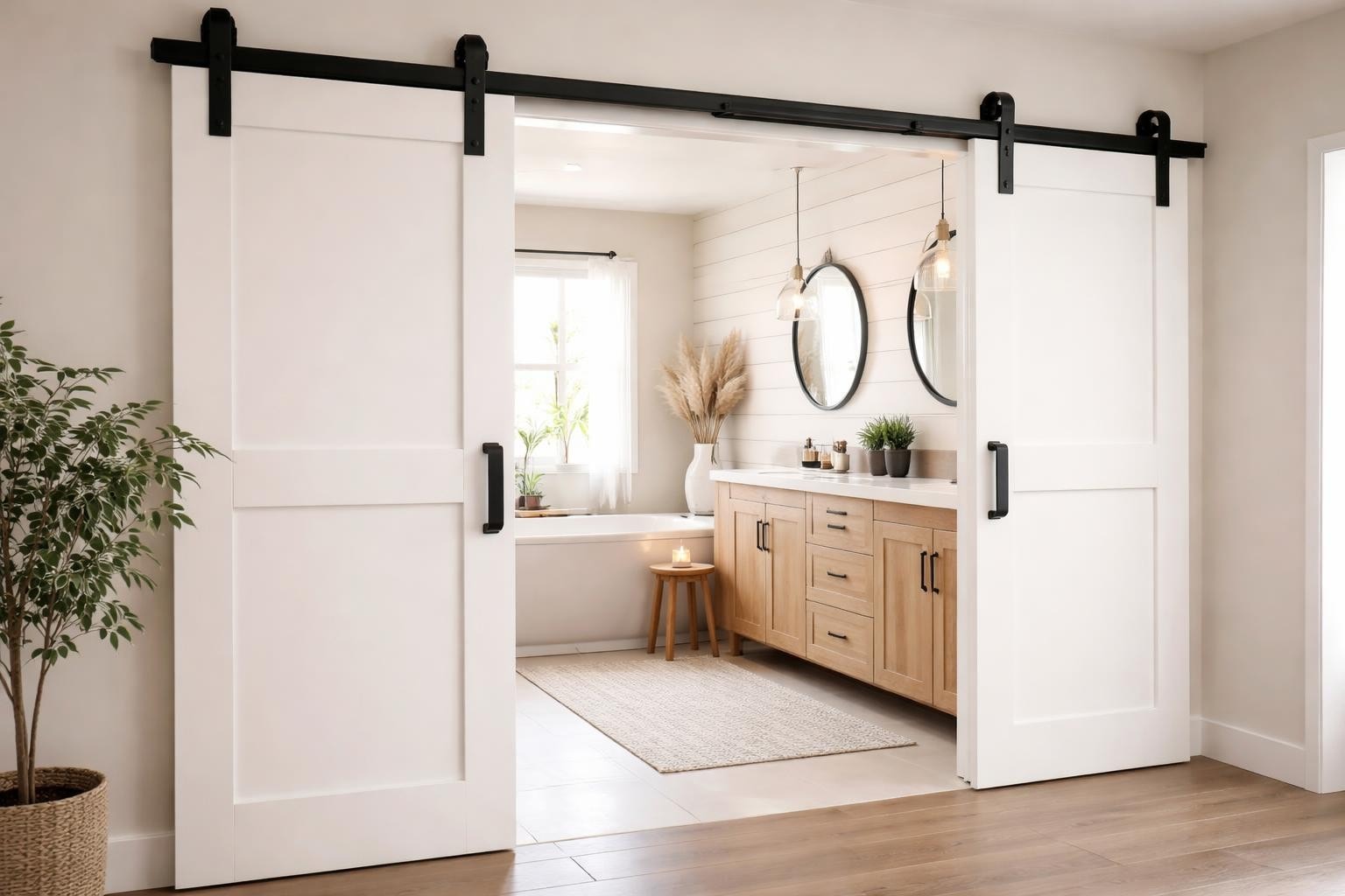 Barn Door for Bathroom: Design Ideas & Installation Tips