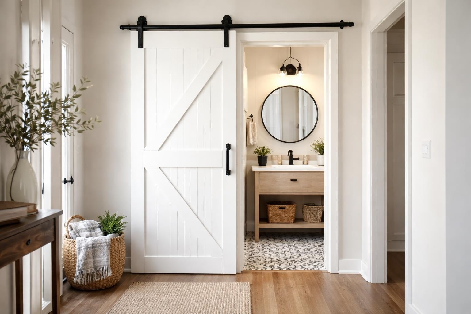 Barn Door Bathroom Door: Style Meets Function