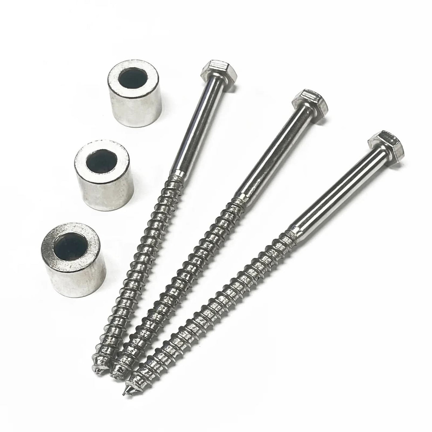 Brushed Nickel Space Extender for Barn Door