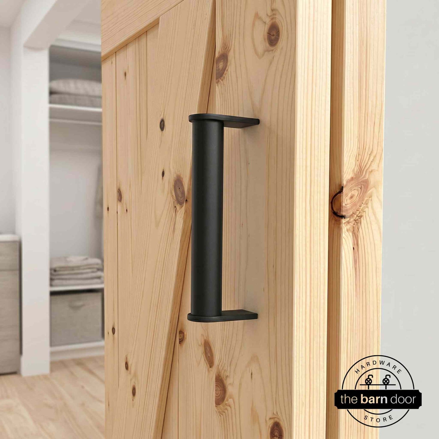 Black Bifold Barn Door Handle