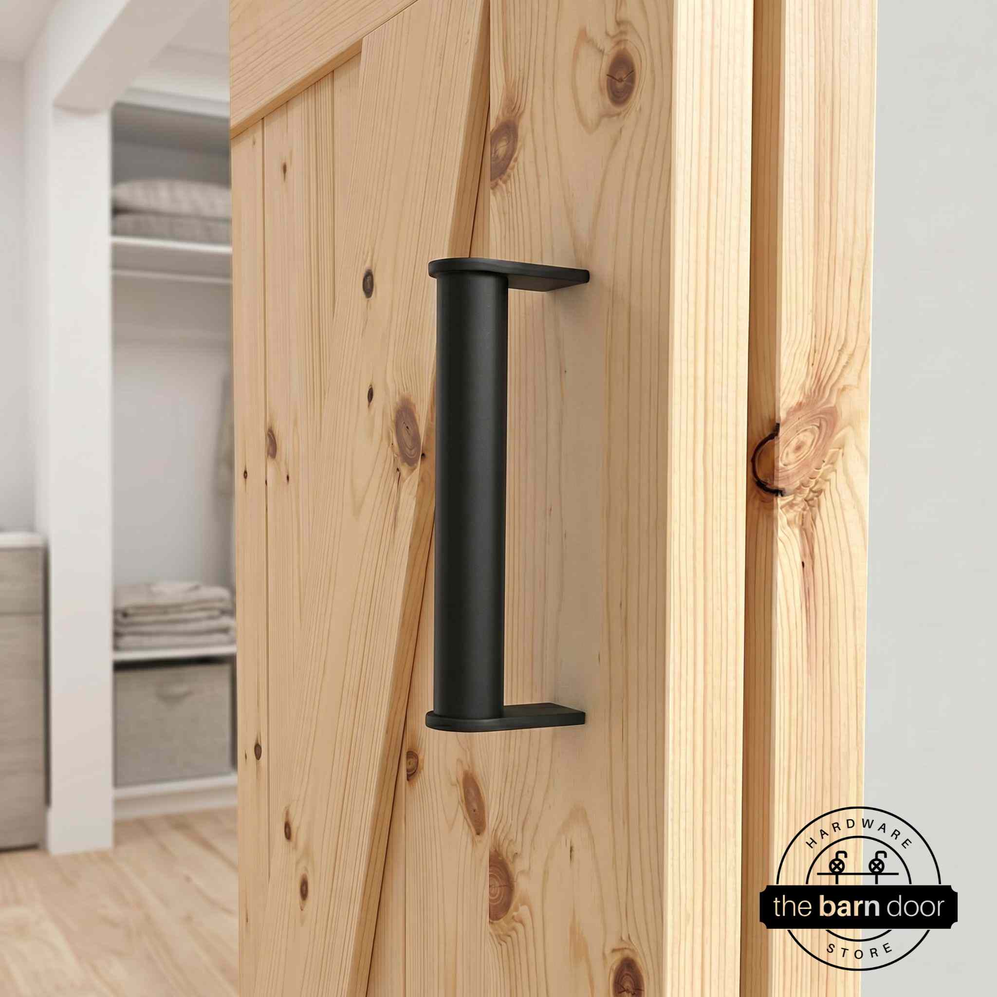 Black Bifold Barn Door Handle