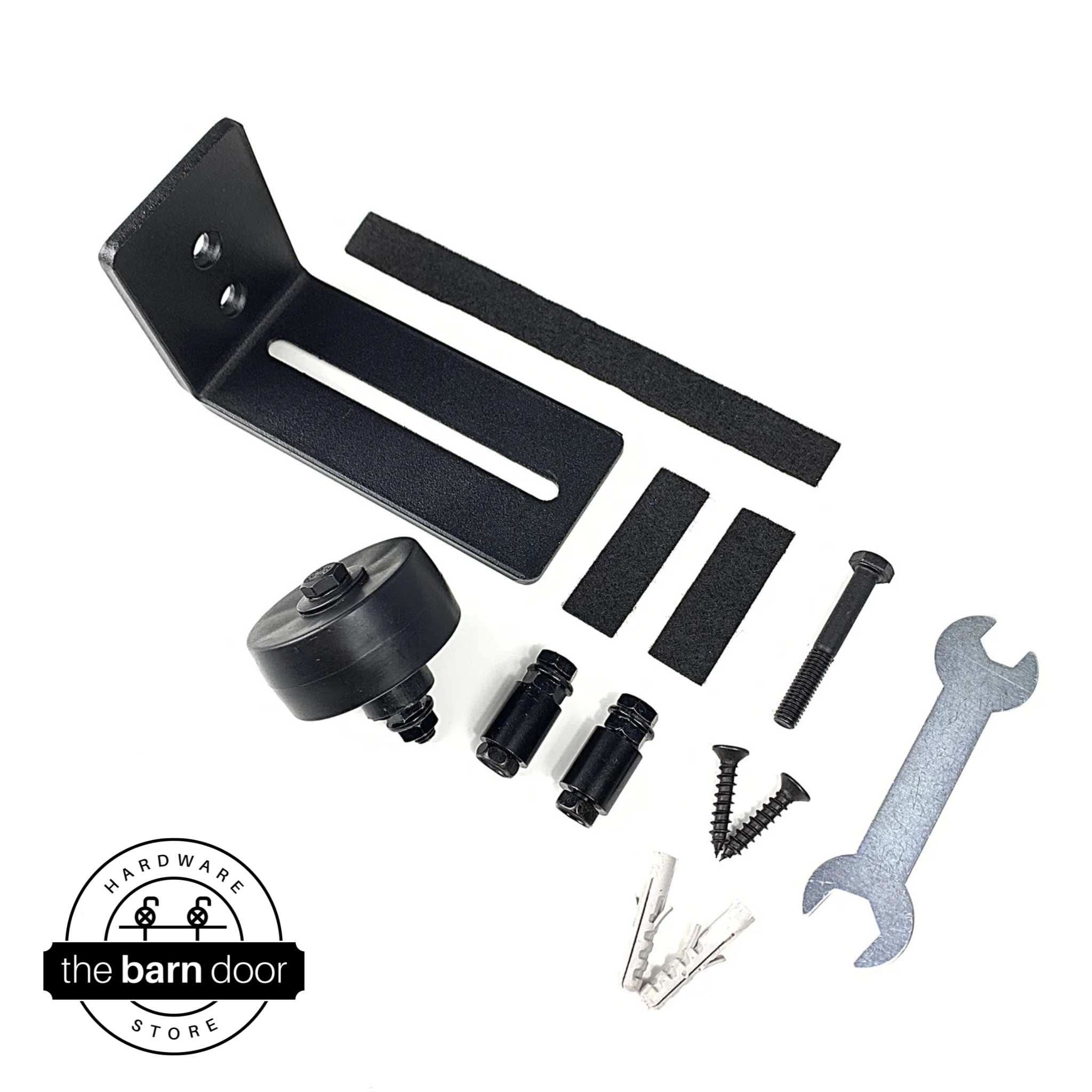 Black Wall Mounted Roller Floor Guide Parts