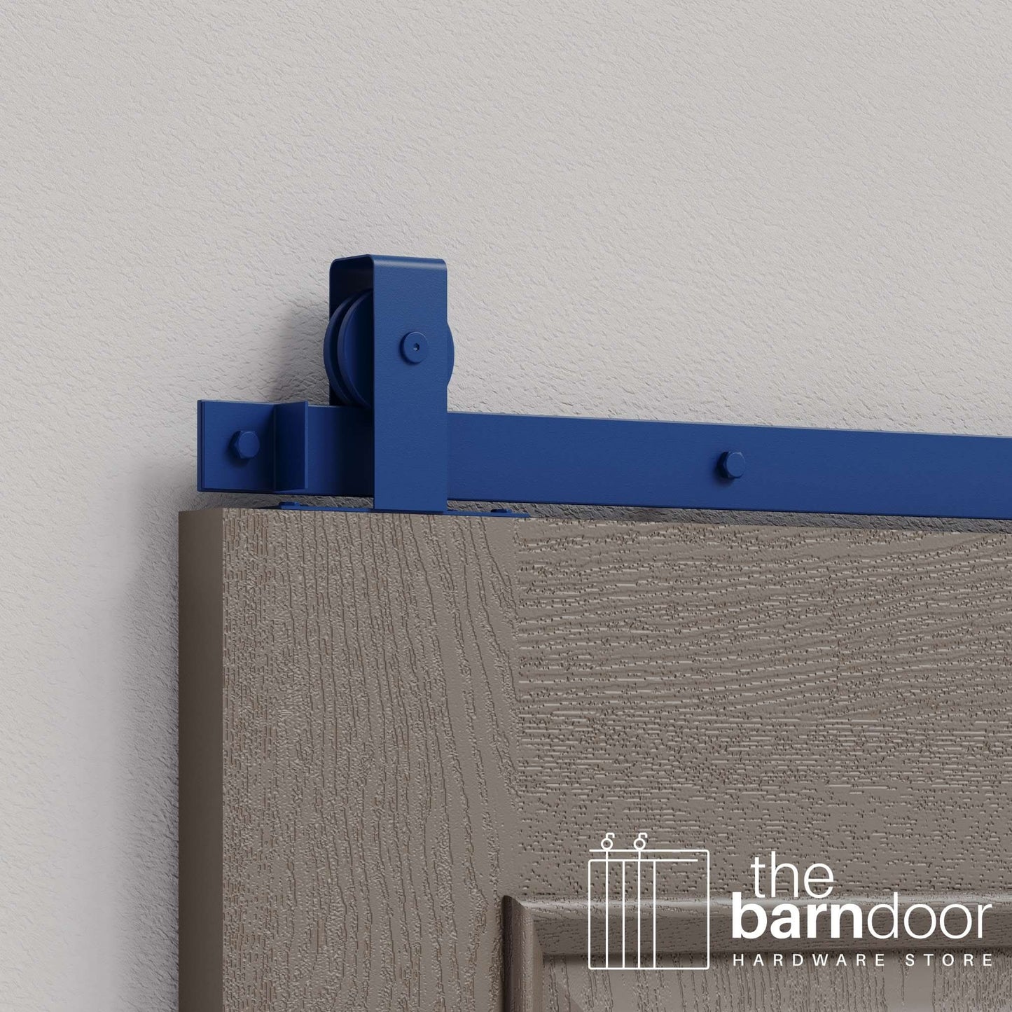 Blue Ribbon Flat Top Top Mount Heavy Duty Single Track Barn Door Hardware