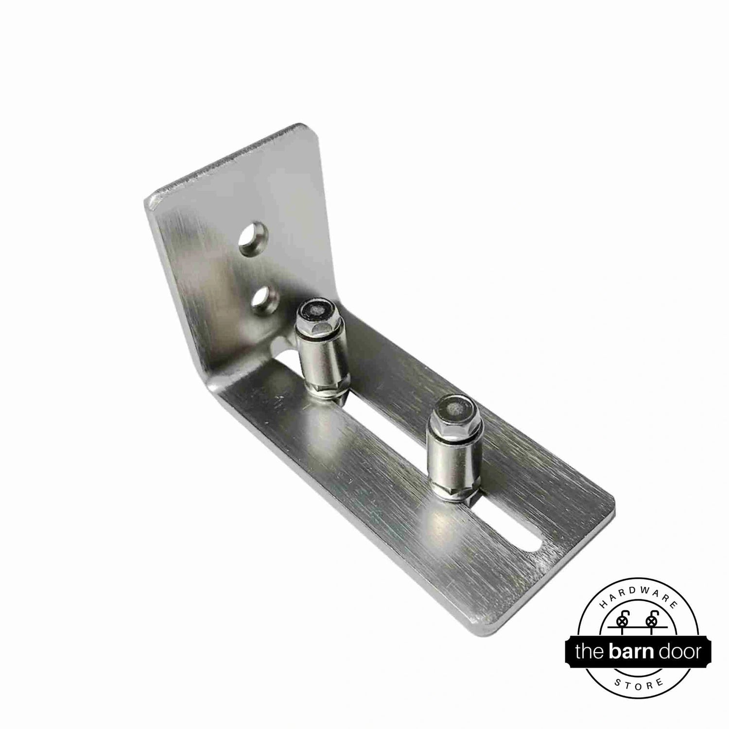 Brushed Nickel Wall Mount Floor Guide