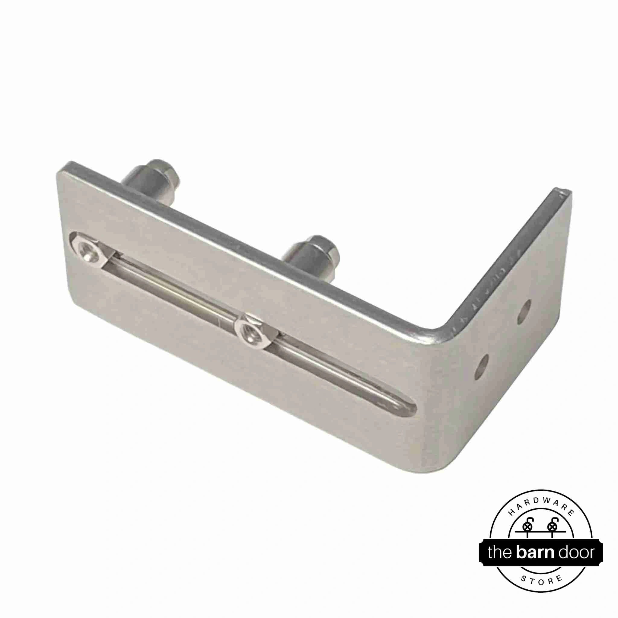 Brushed Nickel Wall Mount Floor Guide