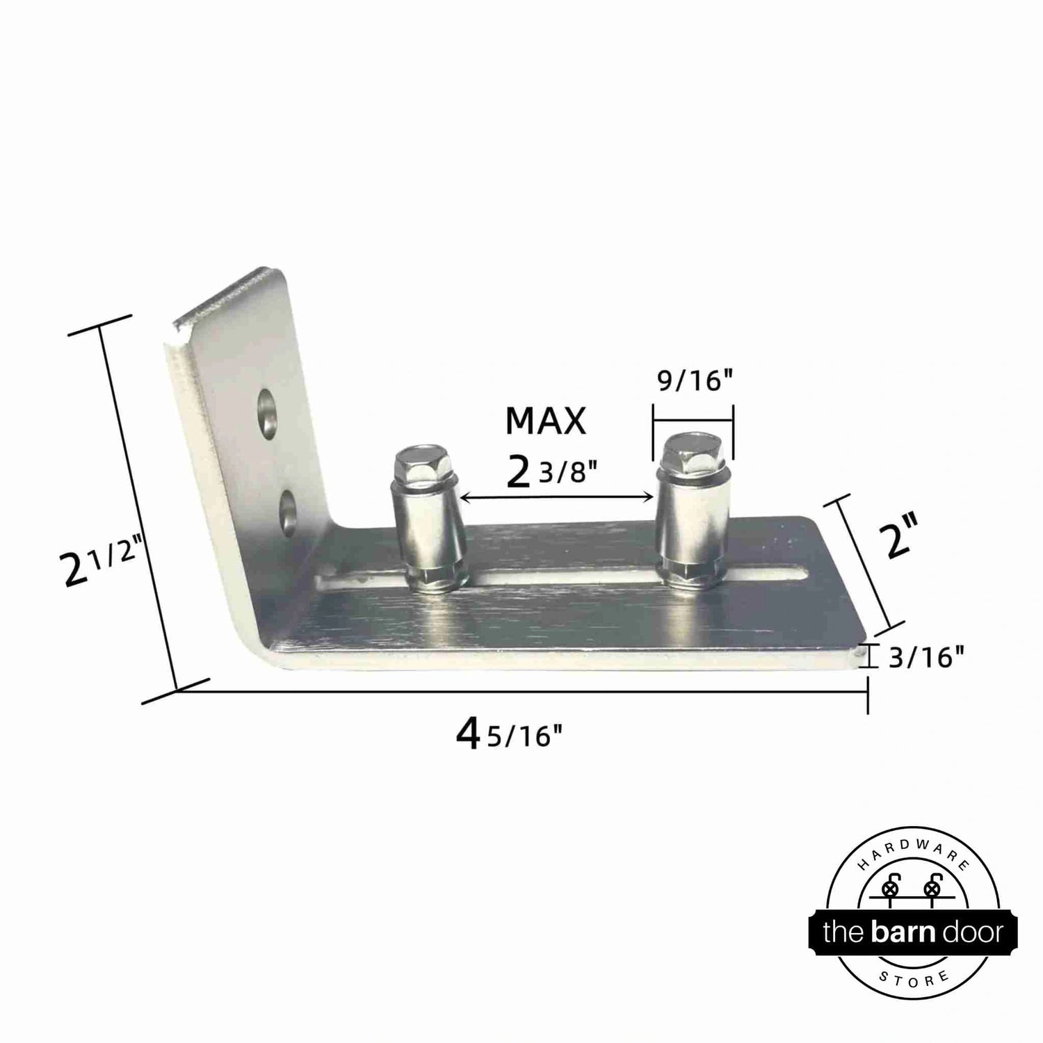 Brushed Nickel Wall Mount Floor Guide Dimensions