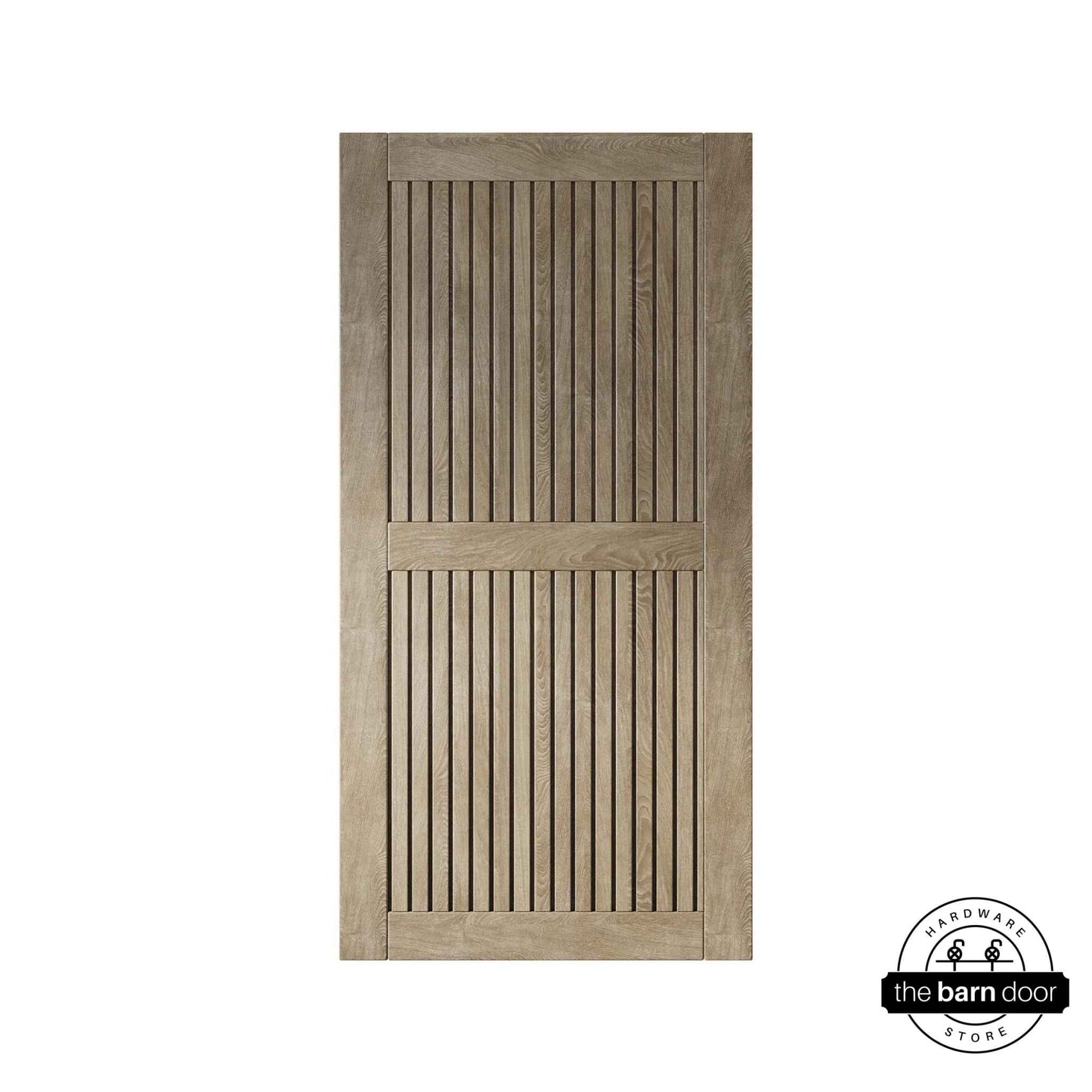 Classic Gray Vertical Slat DIY Barn Door