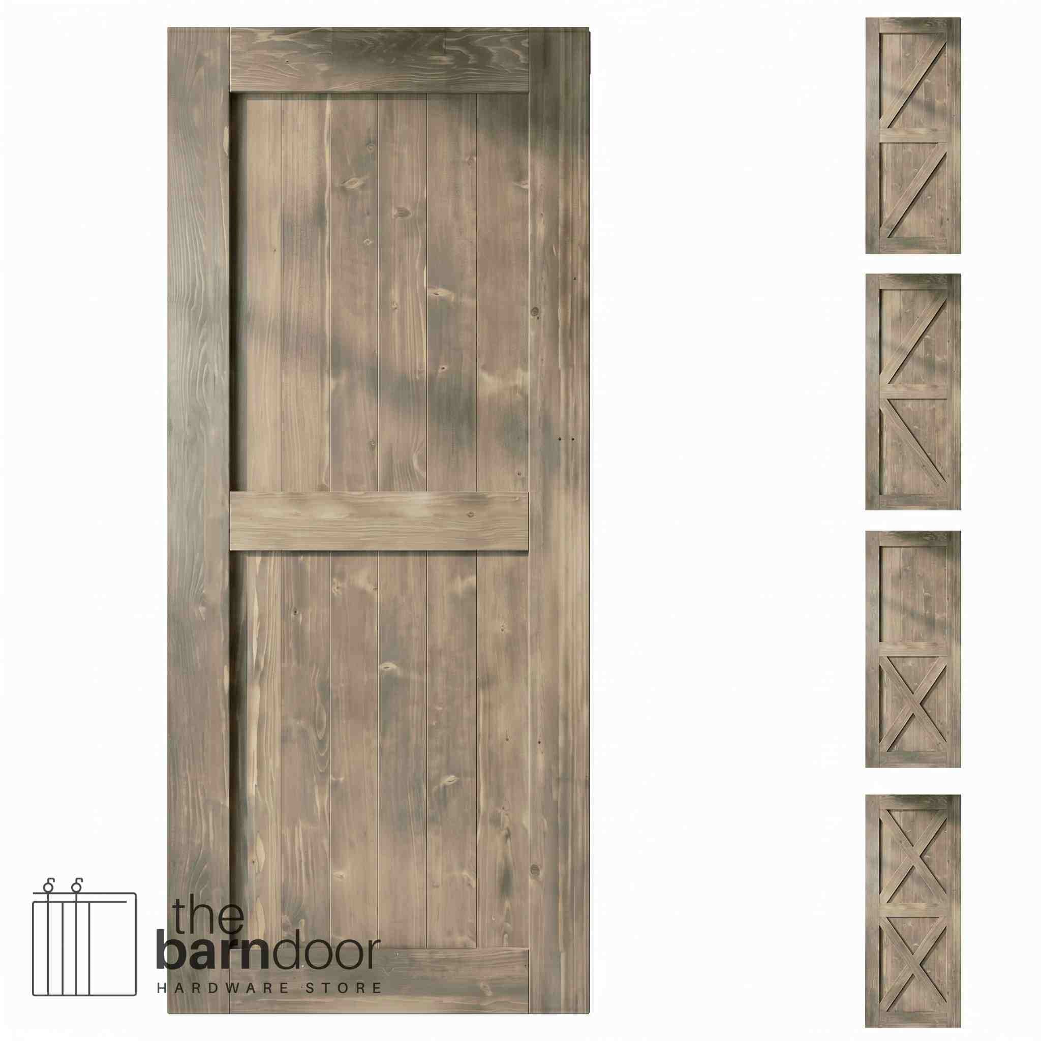 Classic Gray Barn Door