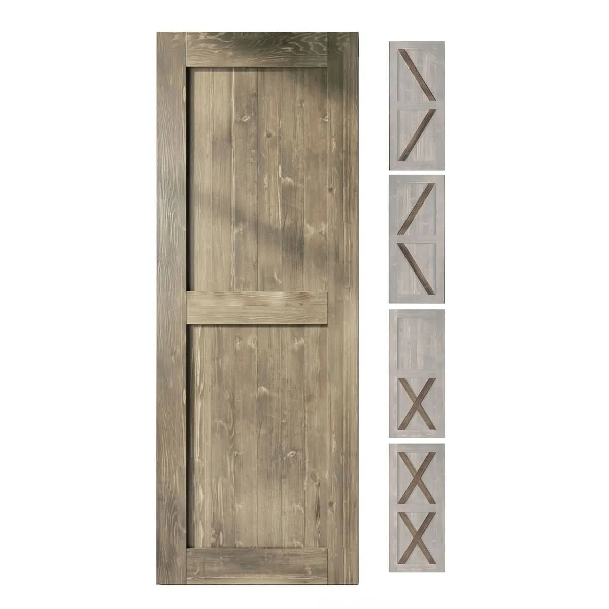 Classic Gray Barn Door