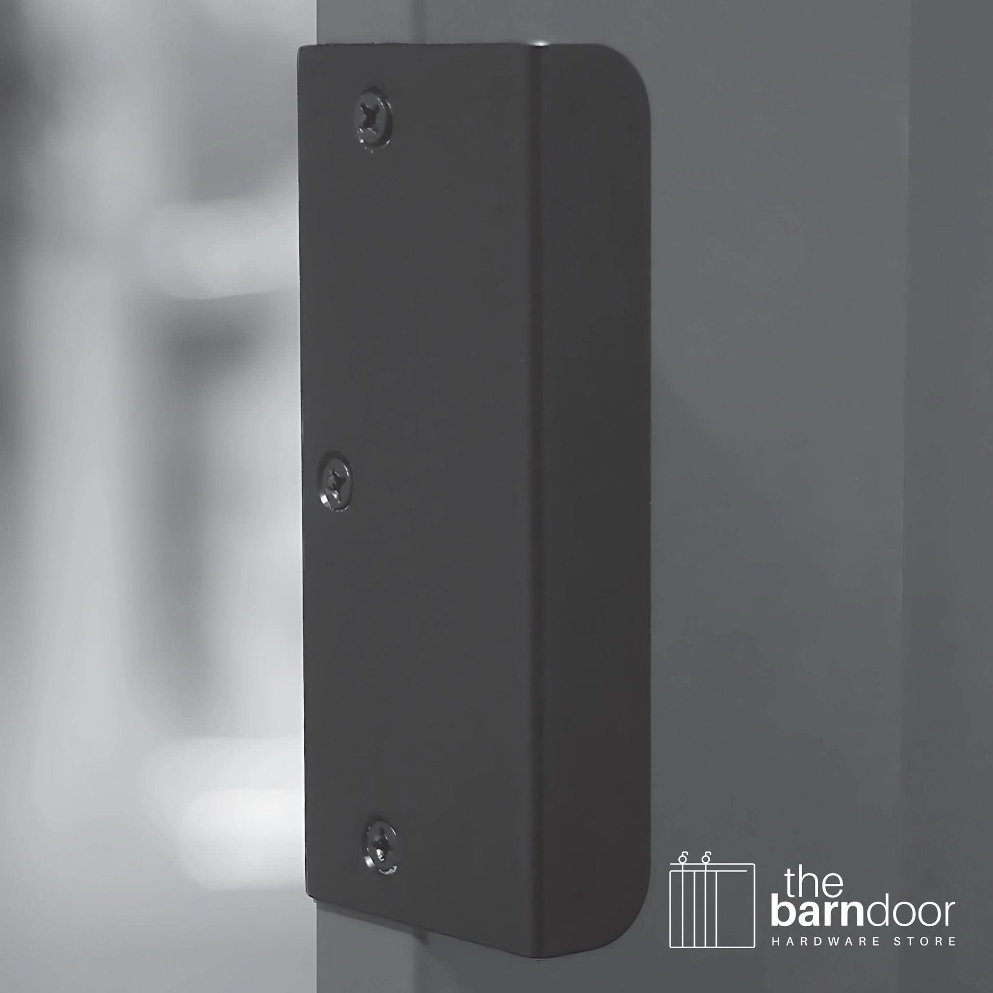 Black Barn Door Edge Pull Handles