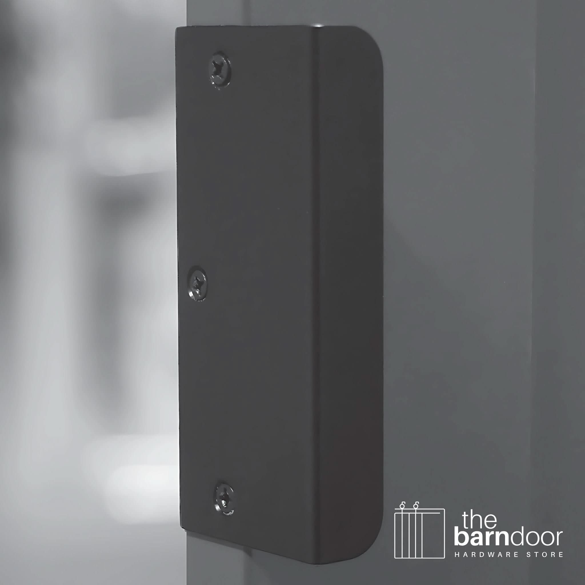 Black Barn Door Edge Pull Handles