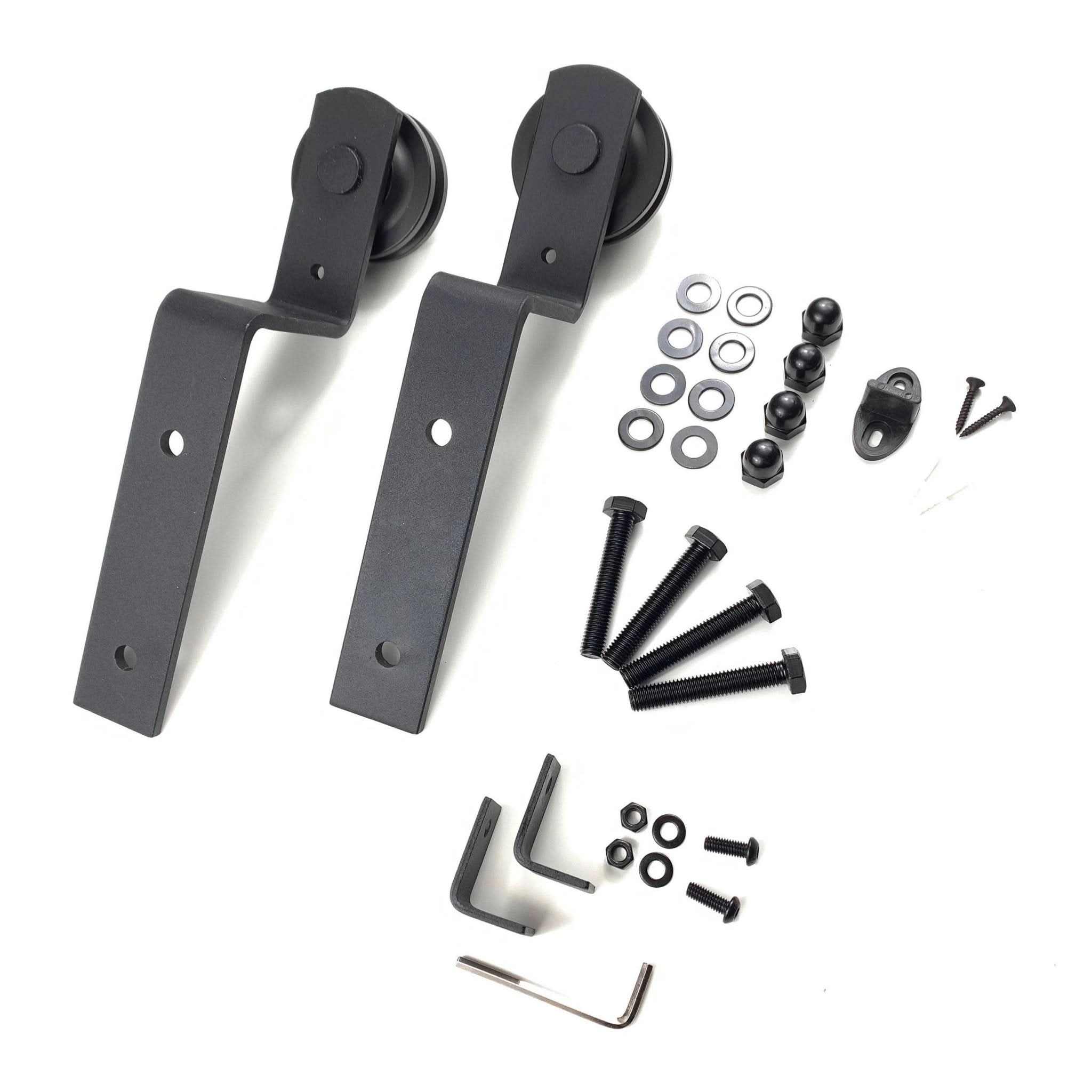 Bypass Black Barn Door Rollers by TBDHS