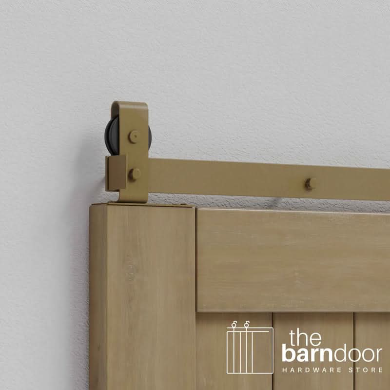 Jacobs Gold J Top Mount Bifold Barn Door Hardware