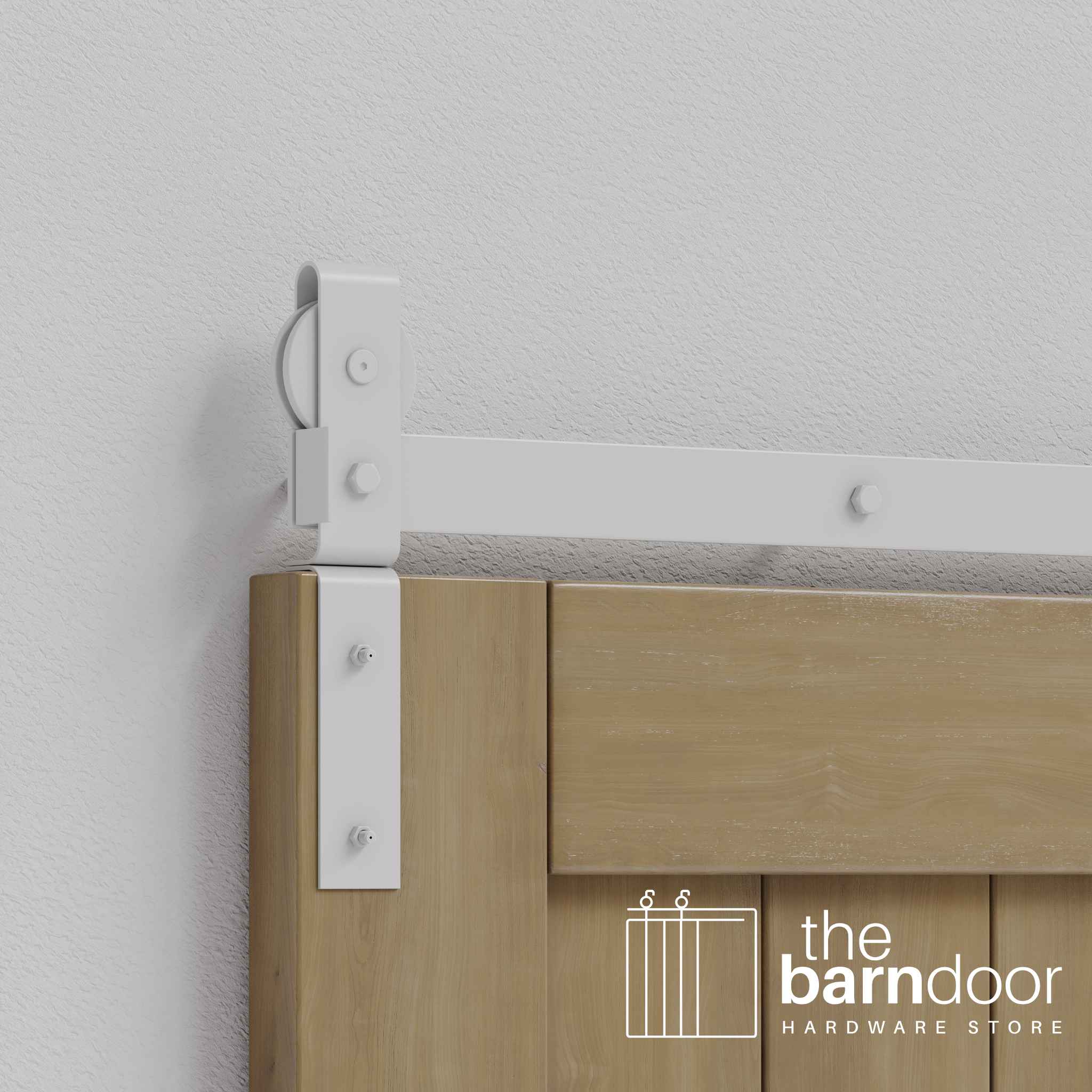 Rocket White J Strap Bifold Hardware Kit