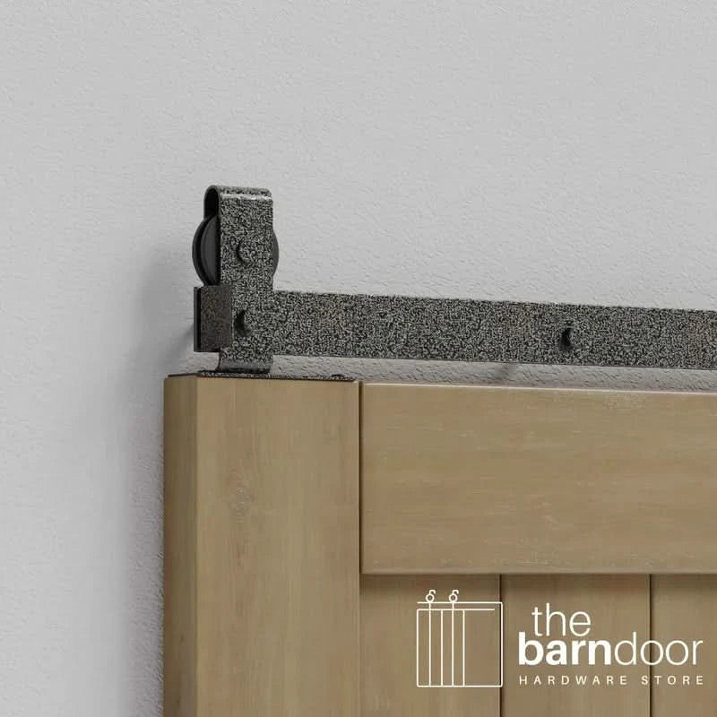 Silver Vein J Top Mount Bifold Barn Door Hardware