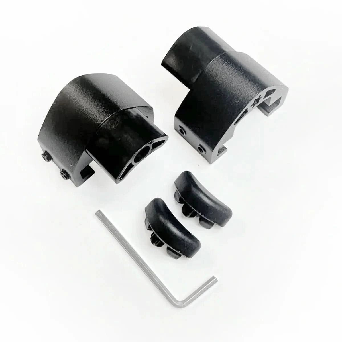 Spoke Wheel Adjustable Barn Door Track Stopper
