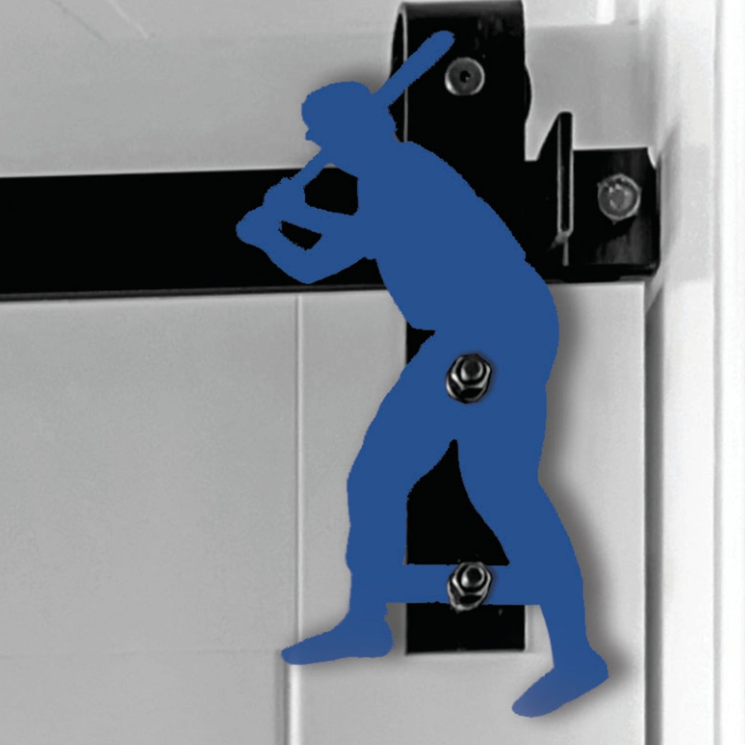 Baseball barn door accent trim in blue — Goldberg Brothers Sports collection