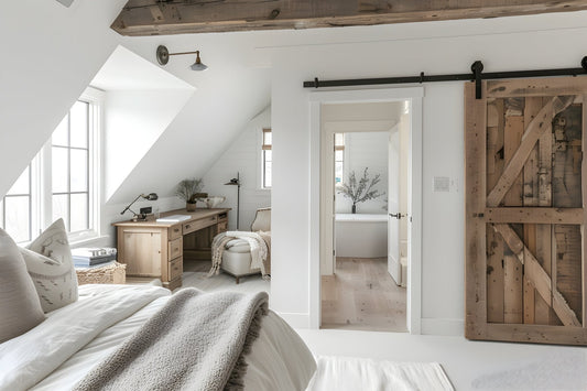 Barn Door in Bathroom