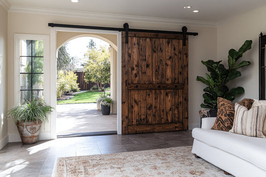 Barn Door to Patio