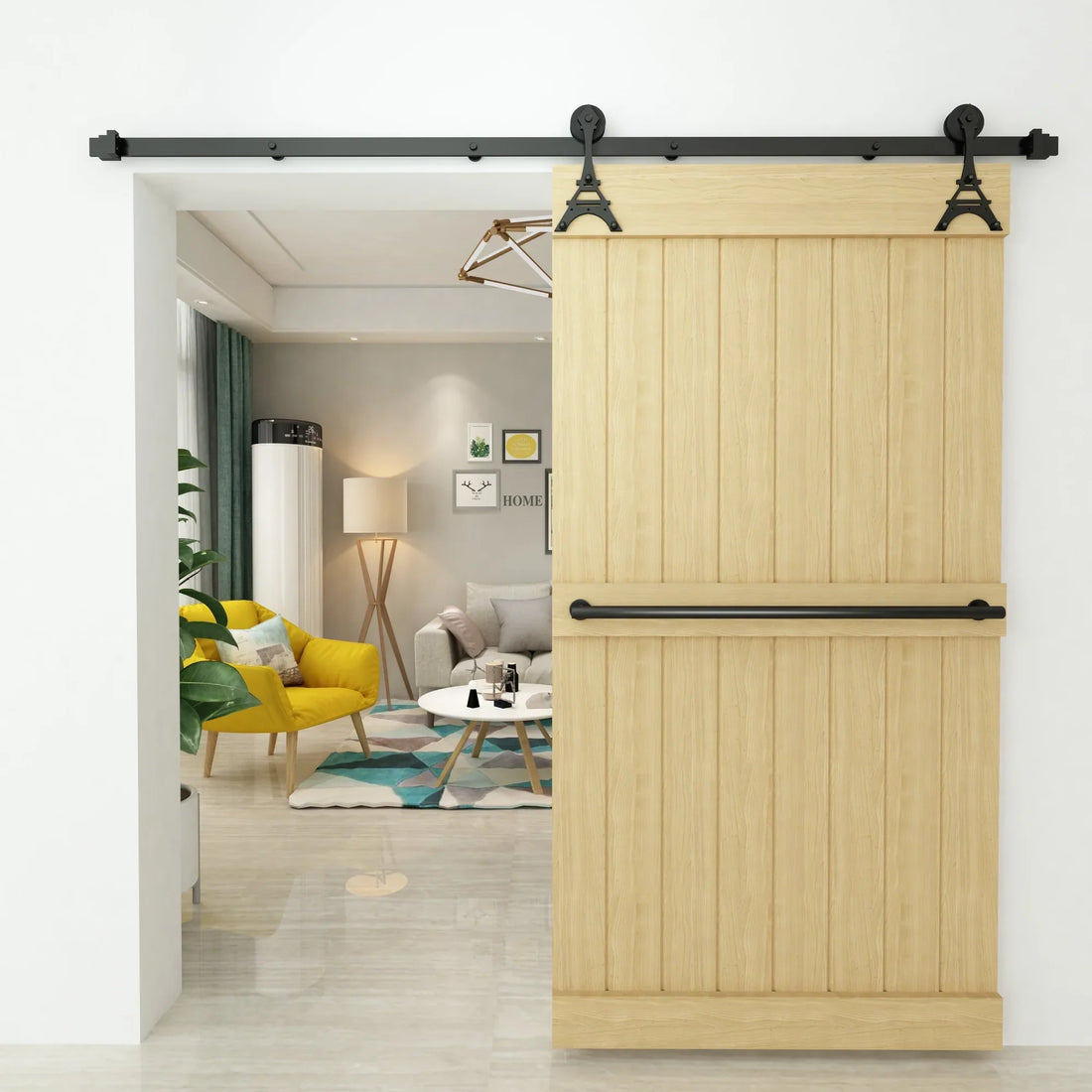 Eiffel Tower Barn Door Hardware