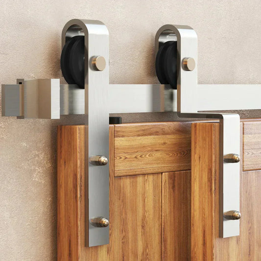 Choosing Brushed Nickel Barn Door Hardware