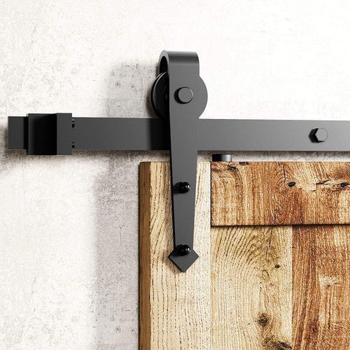 Black Arrow Barn Door Hardware