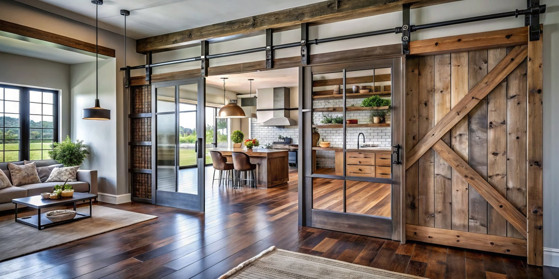 Glass Barn Door