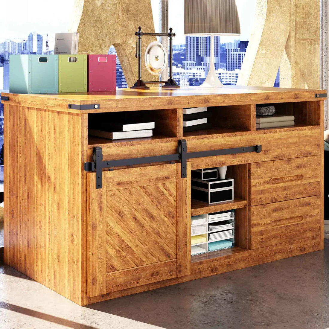 Cabinet Barn Door
