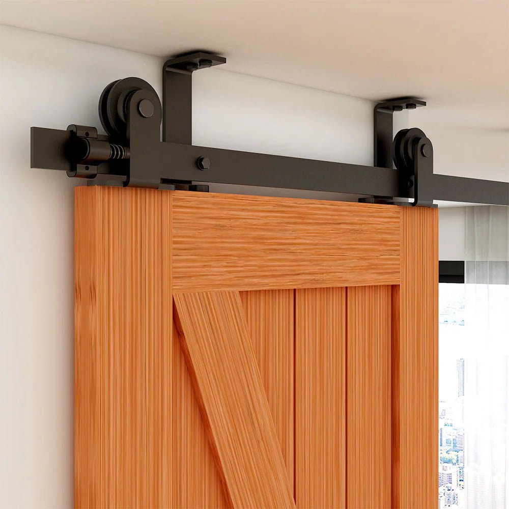 Ceiling Mount Barn Door Hardware Kit