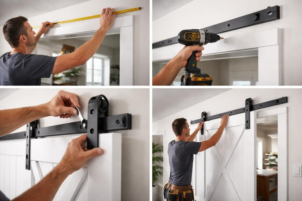How to Install a Sliding Door Track (Step-by-Step)
