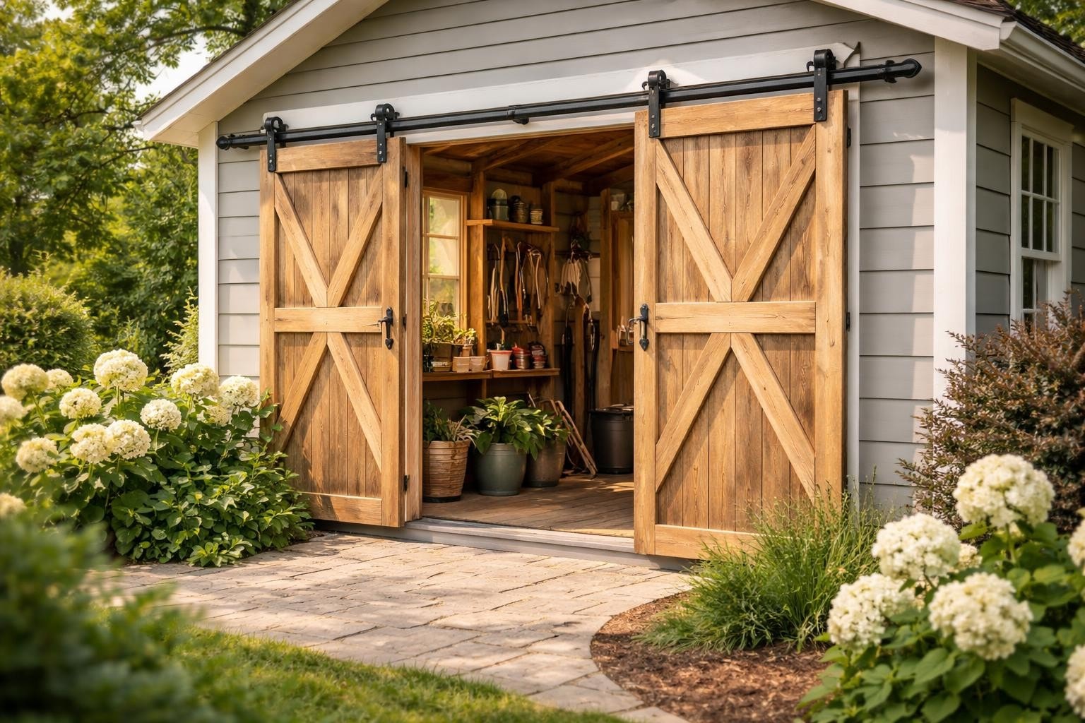 Exterior Barn Doors for Shed: Style & Durability Guide