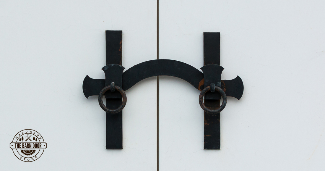 Barn Door Handles and Lock