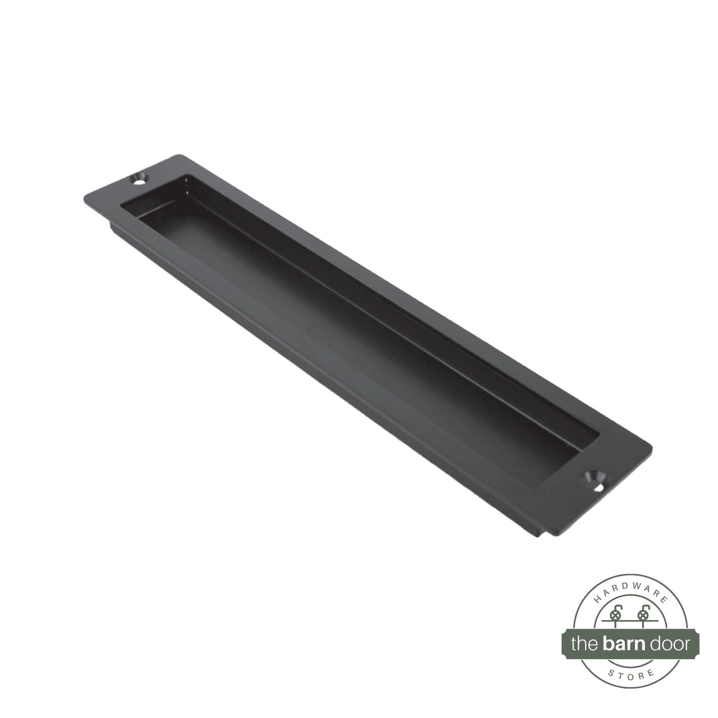 12 Inch Barn Door Square Corner Flush Pull