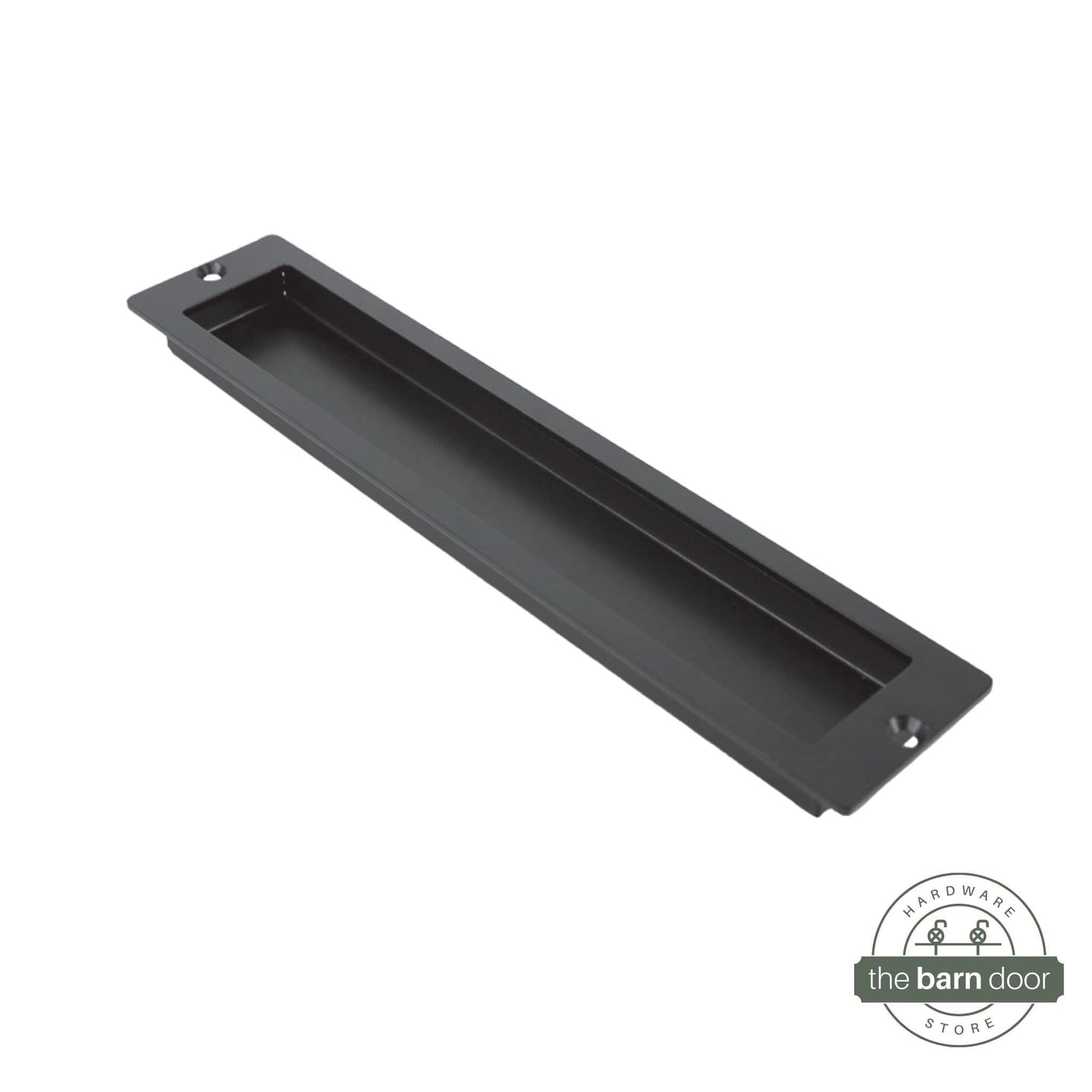 12 Inch Barn Door Square Corner Flush Pull