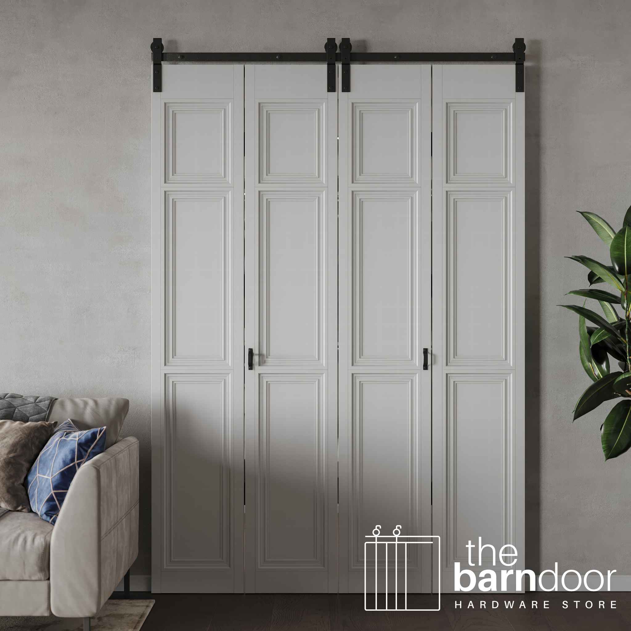 4 Door Biparting Bifold Hardware Kit