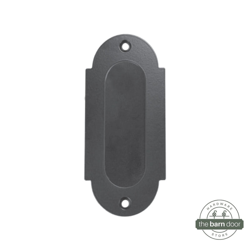 Barn Door Full Radius Winged Flush Pull