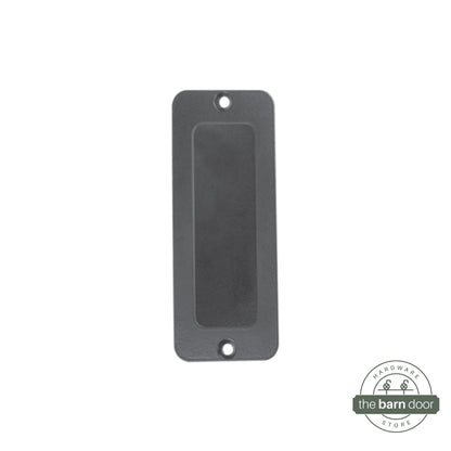 6 Inch Barn Door Partial Radius Flush Pull 