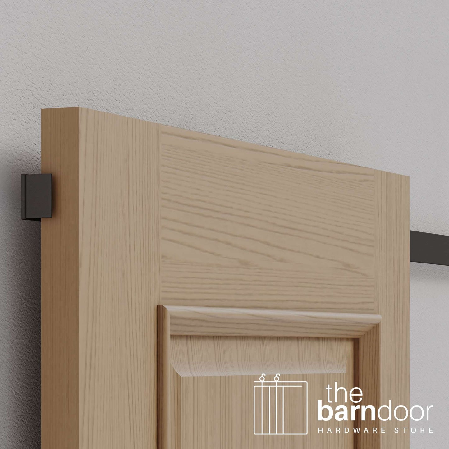Arch Bronze Hidden Roller Barn Door Hardware