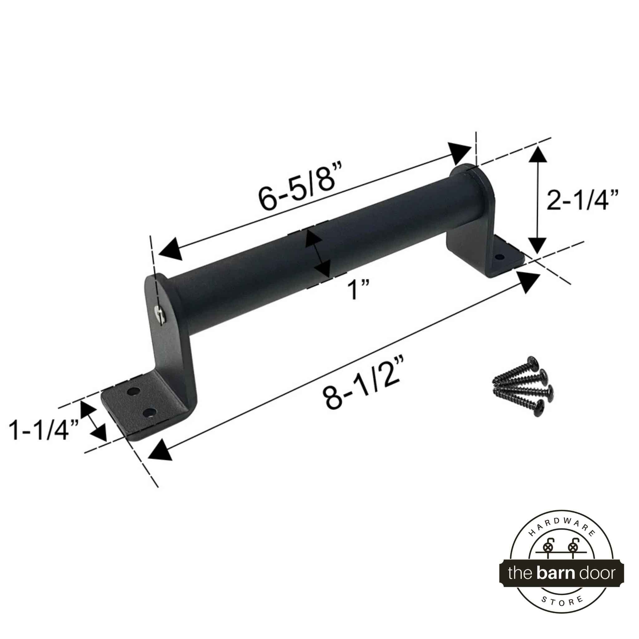 Black Bifold Barn Door Handle
