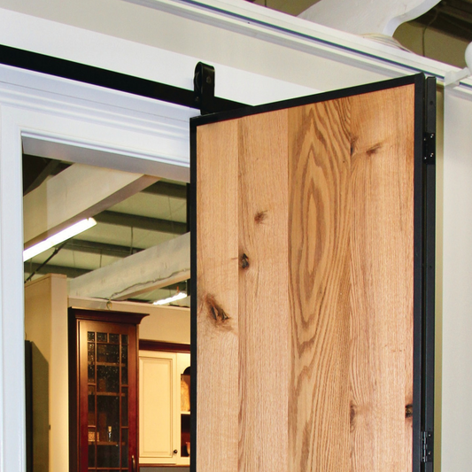 2 Door Bifold J Top Mount Wood Doors