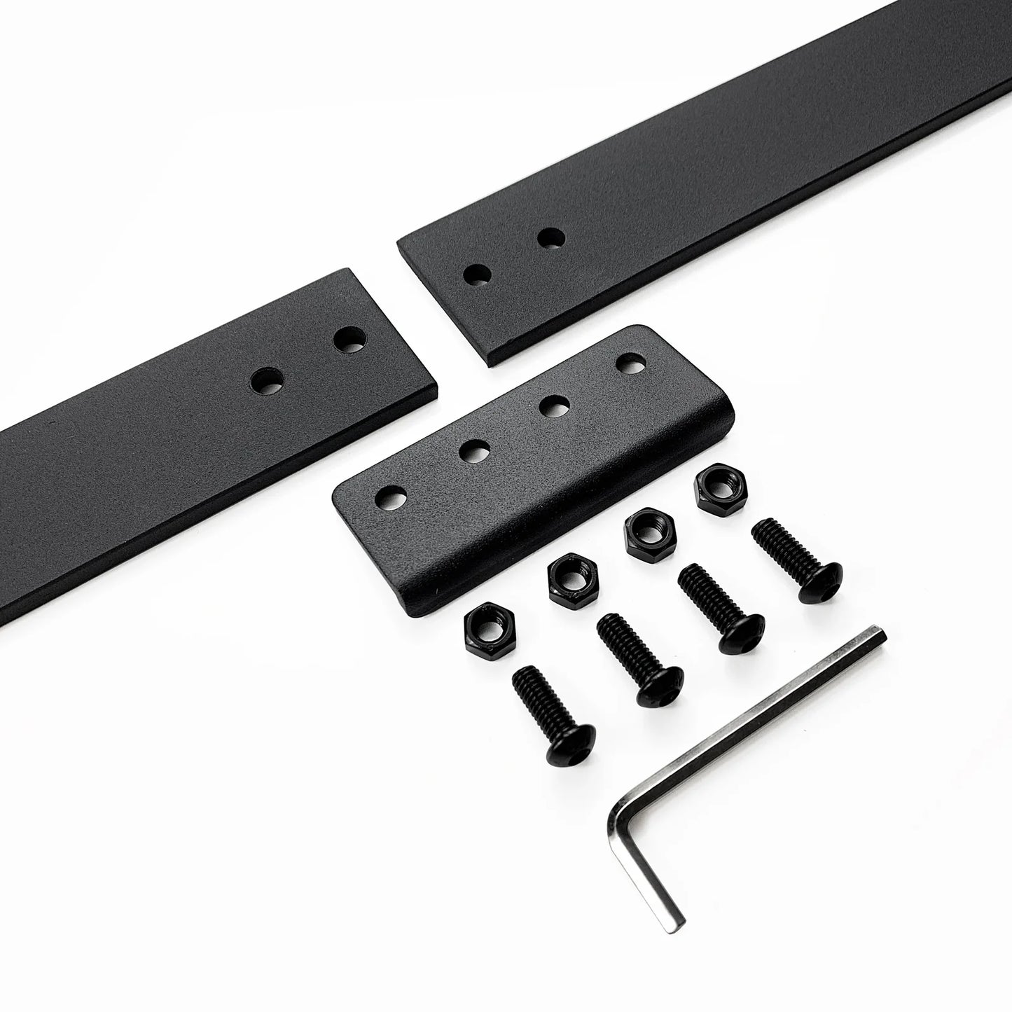 Black Junction Plate for Barn Door