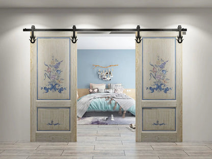 Black Flame Barn Door Hardware