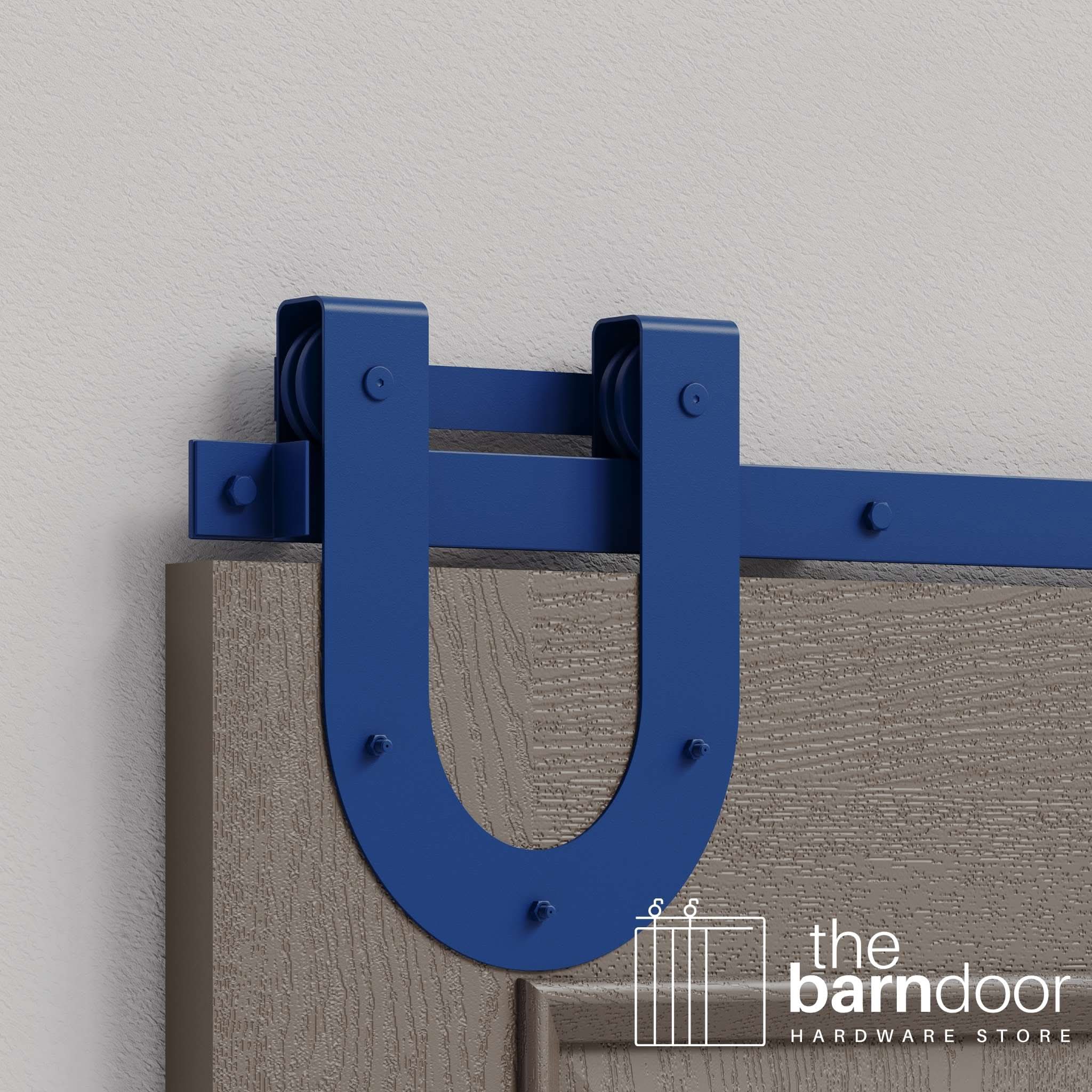 Blue Ribbon Horseshoe Heavy Duty Single Track Barn Door Hardware