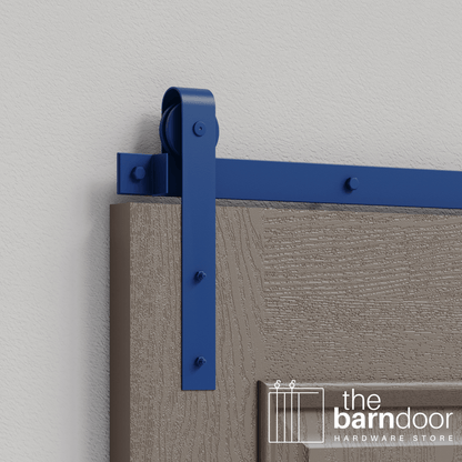 Blue Ribbon J Strap Heavy Duty Single Track Barn Door Hardware