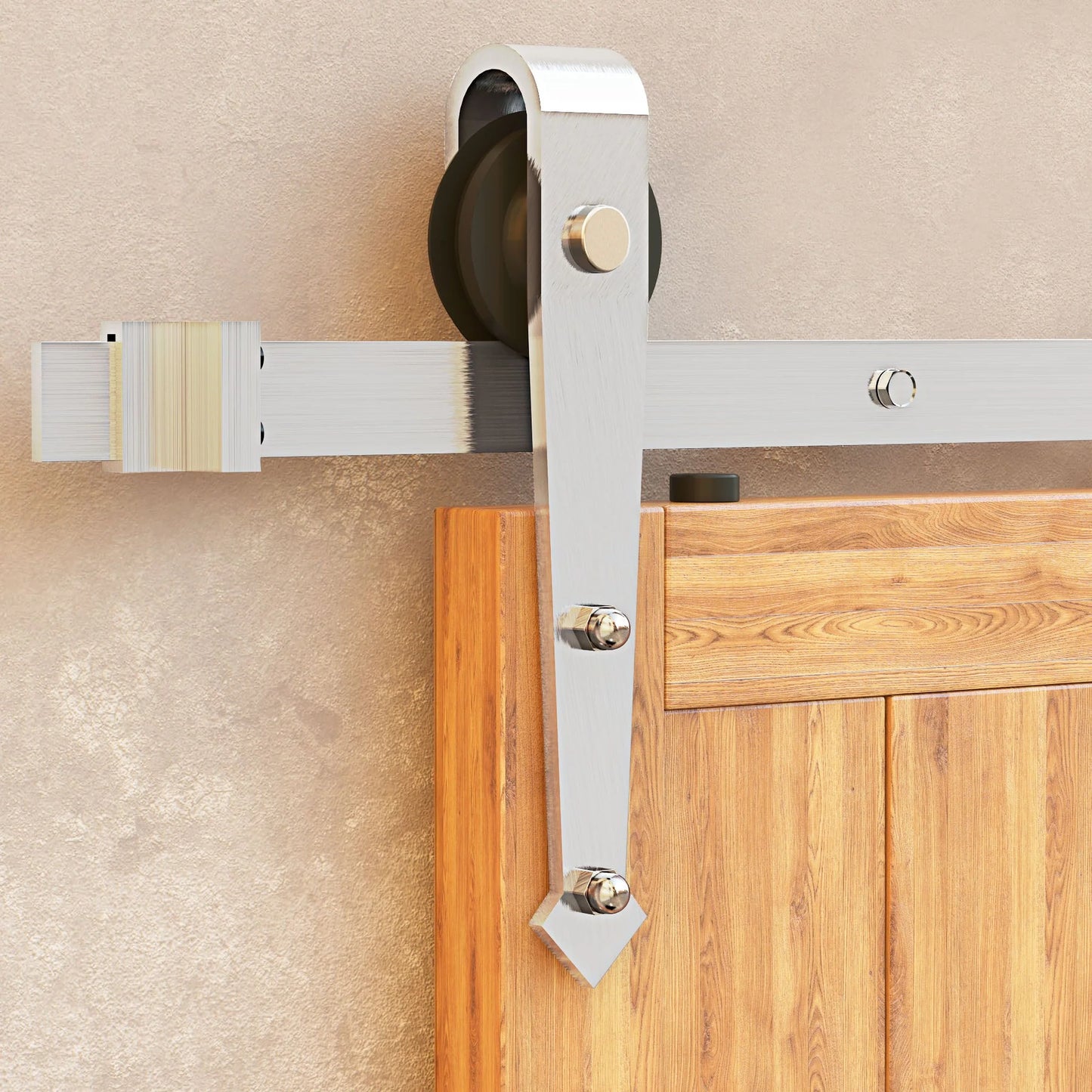 Single Track Barn Door Hardware Kit | Chose Your Design, Length, Finish