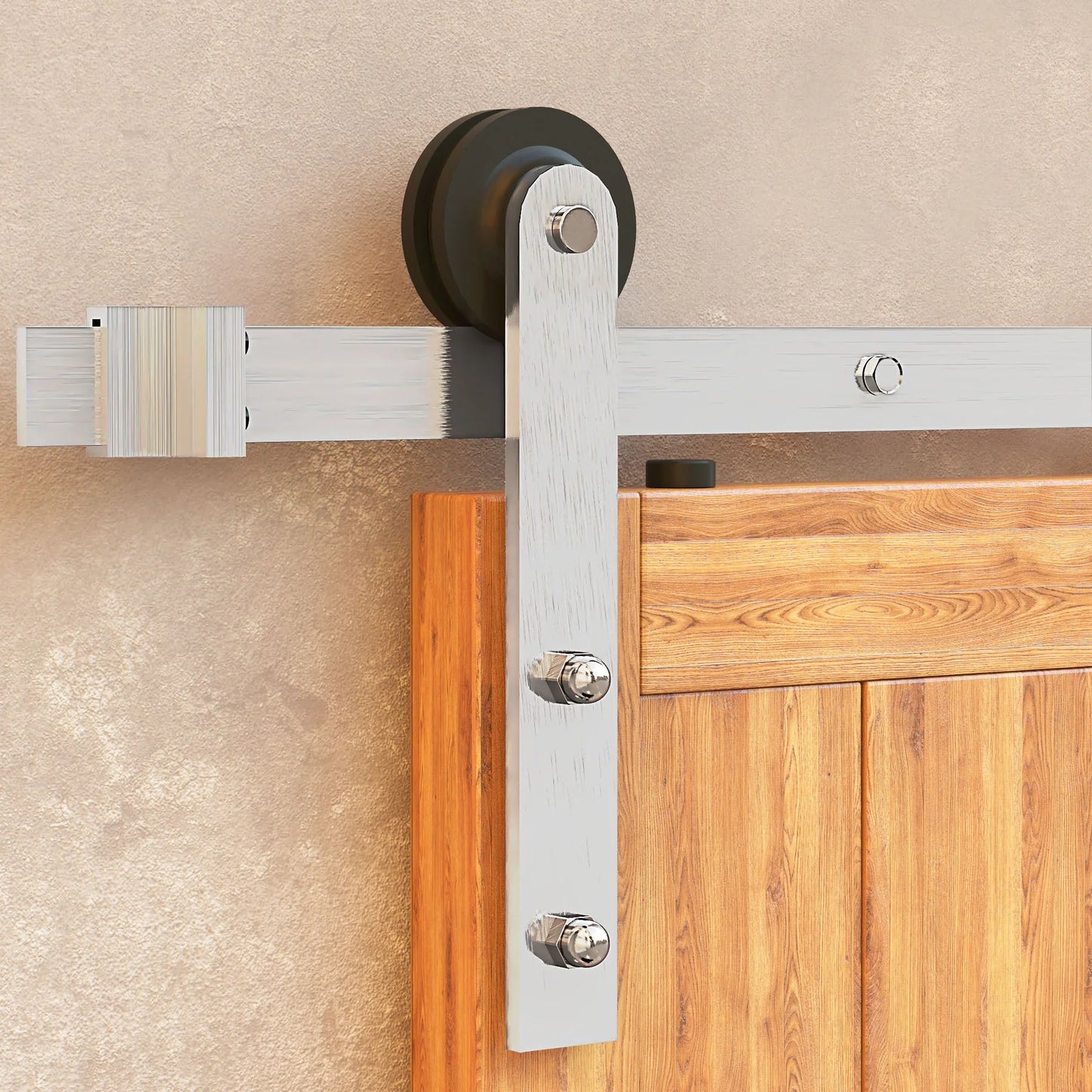 Single Track Barn Door Hardware Kit | Chose Your Design, Length, Finish